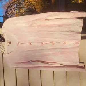 Sweater, White Stag, size XL, White and Pink